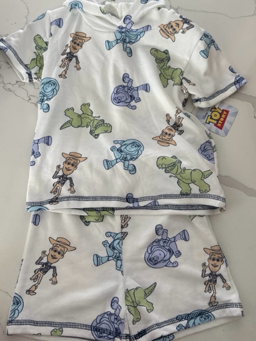 White Kids Set with Woody, Buzz & Rex